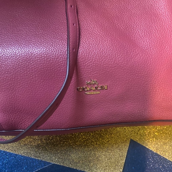 COACH LEATHER PINK CROSSBODY Bag GORG BARBIECORE - Picture 11 of 11